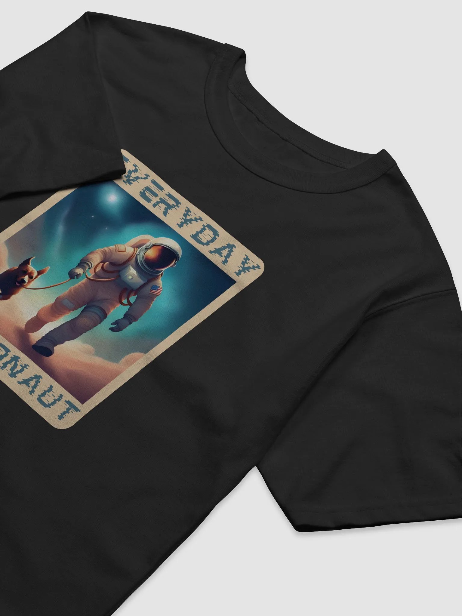 Everyday Astronaut Walking the Dog Relaxed T-shirt product image (10)