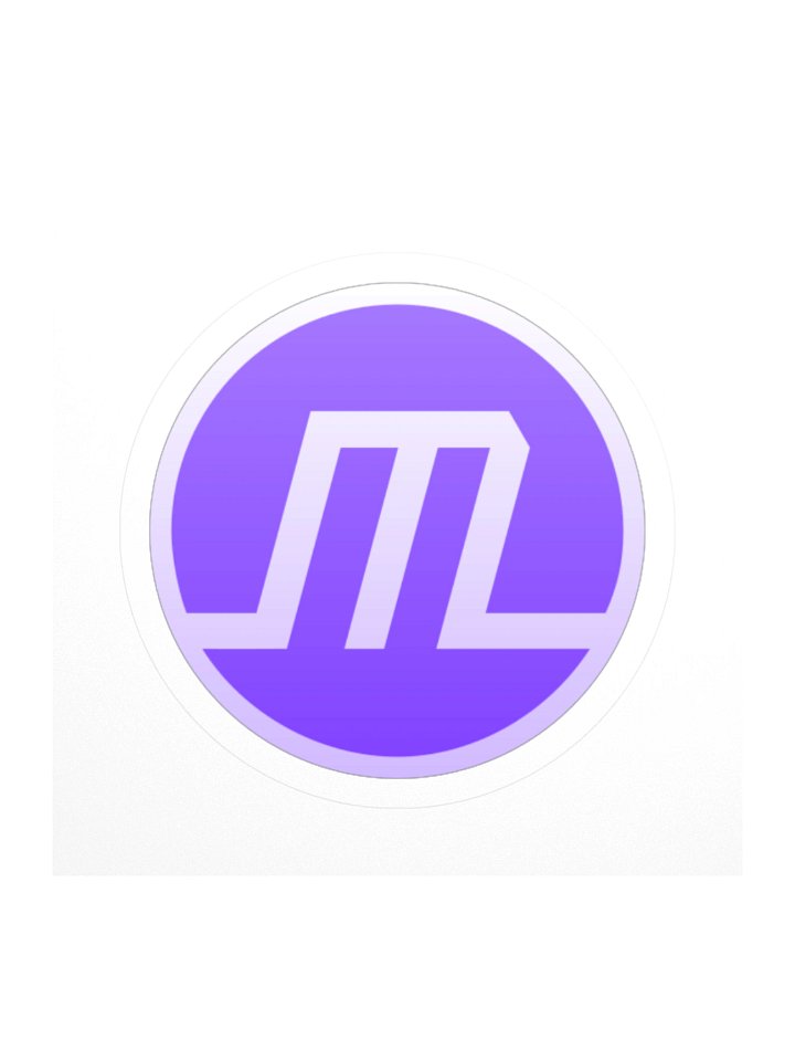 MUGEN Logo Stickers (Purple) product image (1)