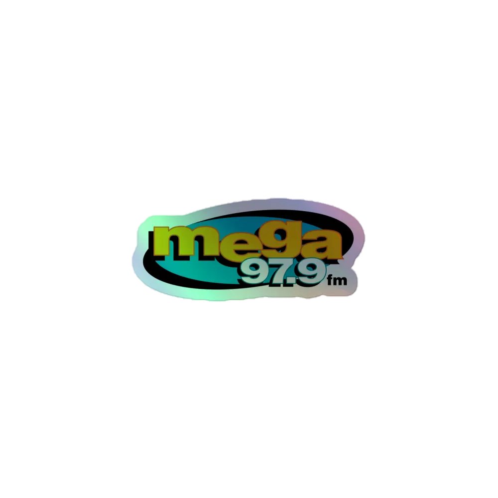 Mega 97.9 Holographic Sticker product image (1)