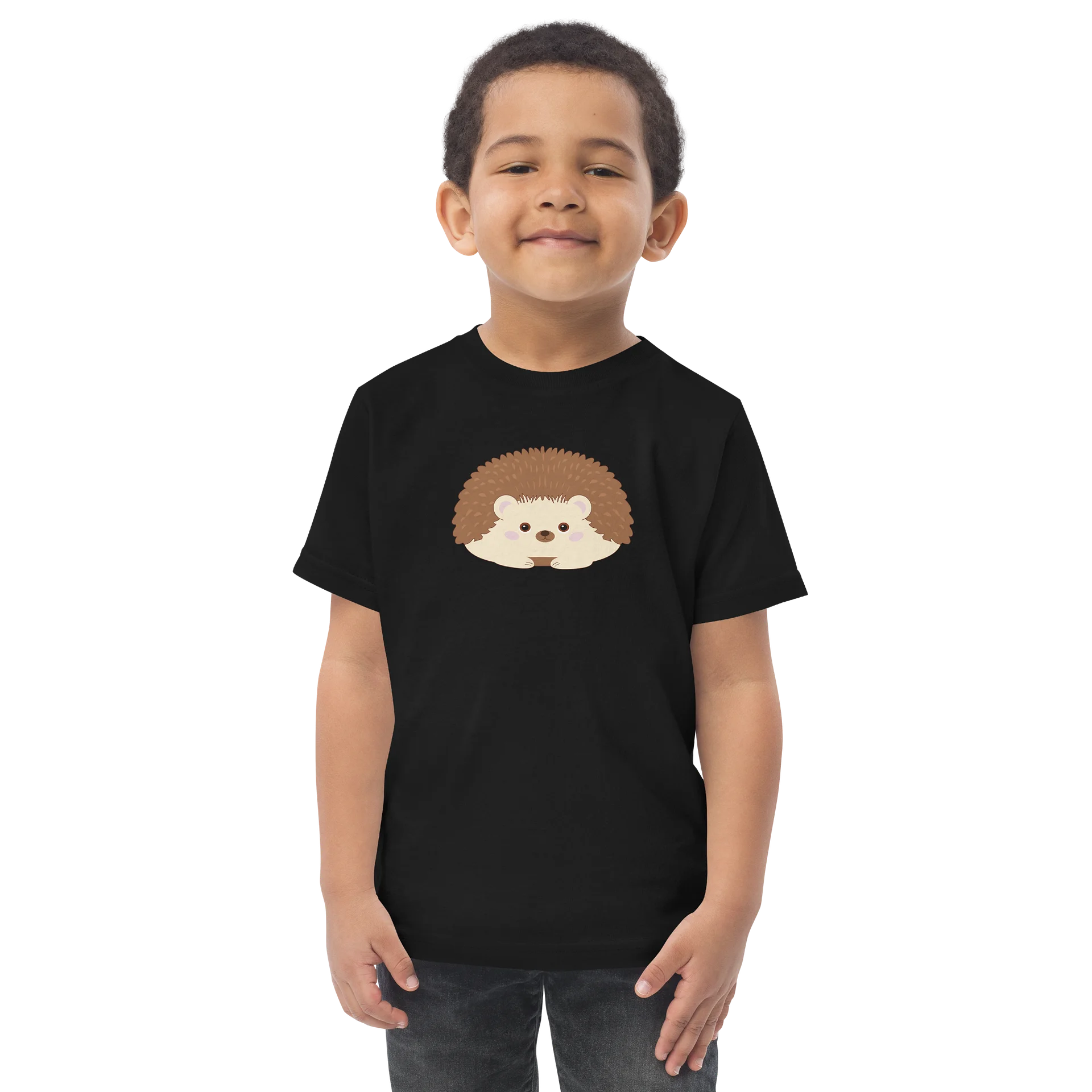 Woodland Animal Friends Hedgehog Toddler Jersey T-Shirt product image (1)