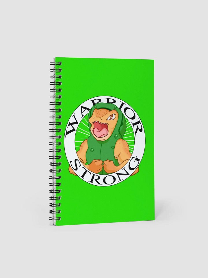 Buff Pickle Warrior Strong Spiral Notebook product image (1)