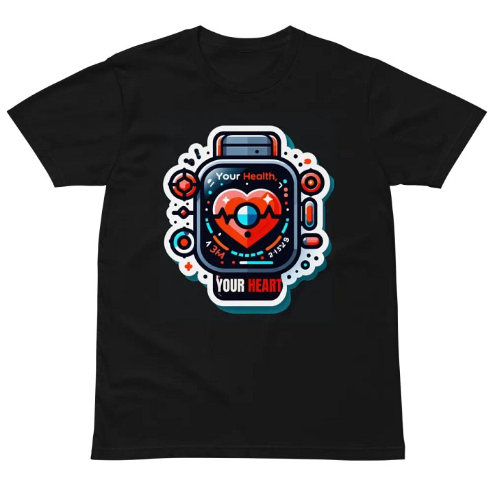 Heartbeat ECG Tracker T-Shirt product image (4)