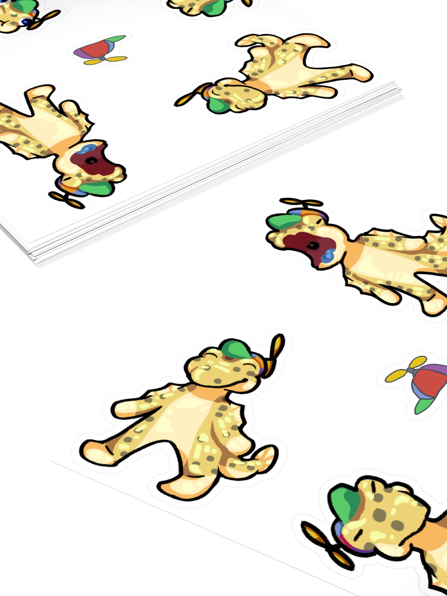 Baby Yellow Skipper Kiss Cut Sticker Sheet product image (4)