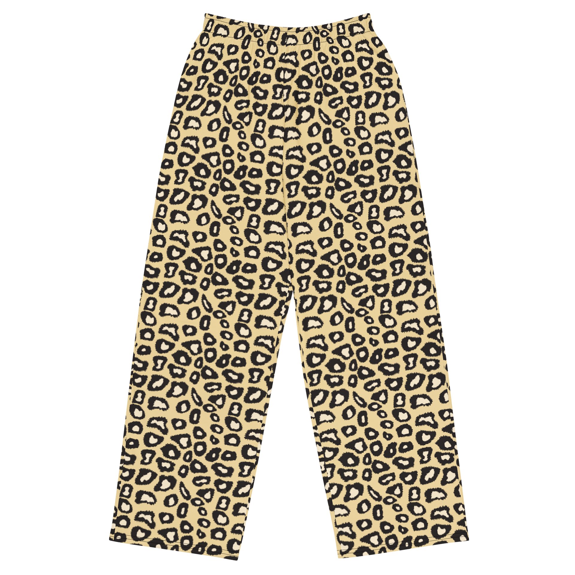 Comfortable Wide-Leg Pants with Bold Animal Print product image (1)