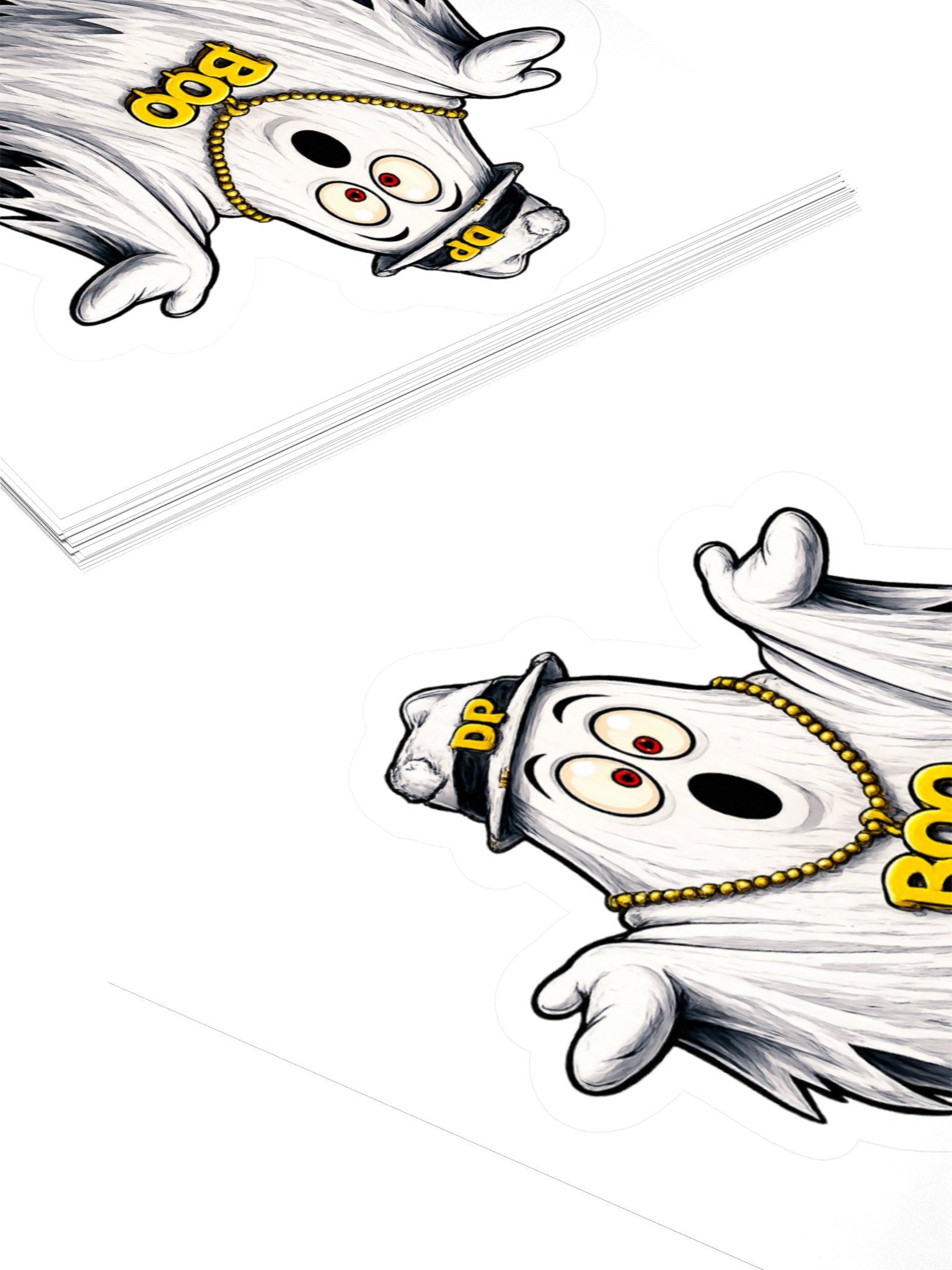 BOO 3" x 3" sticker product image (4)