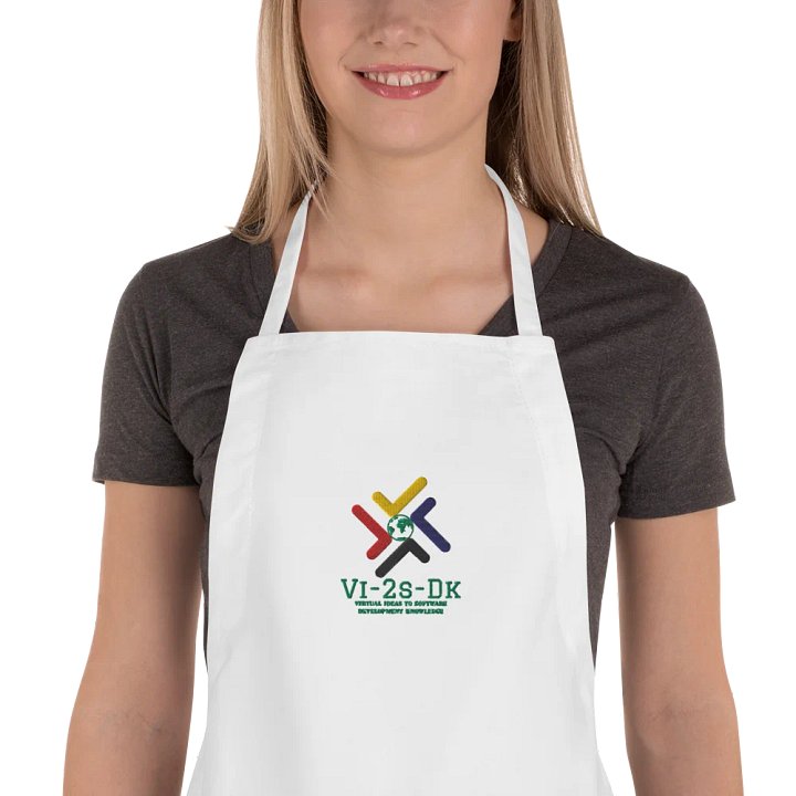 Vi-2s-Dk Global Connections Embroidered Apron product image (3)