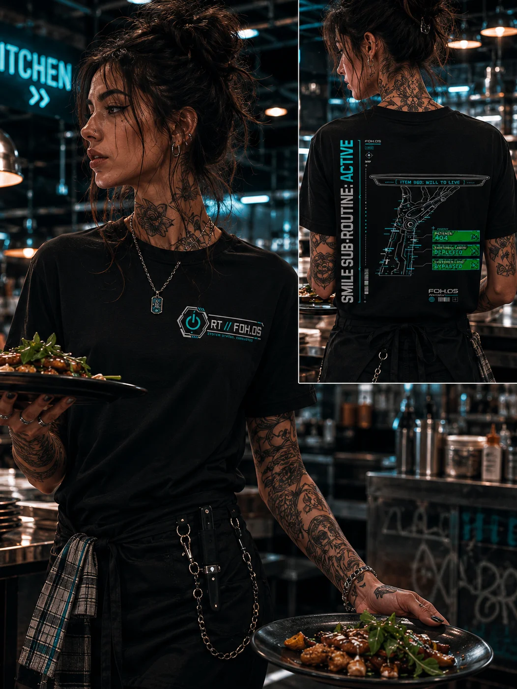 FOH.OS // Smile Sub-Routine Heavyweight Tee product image (4)
