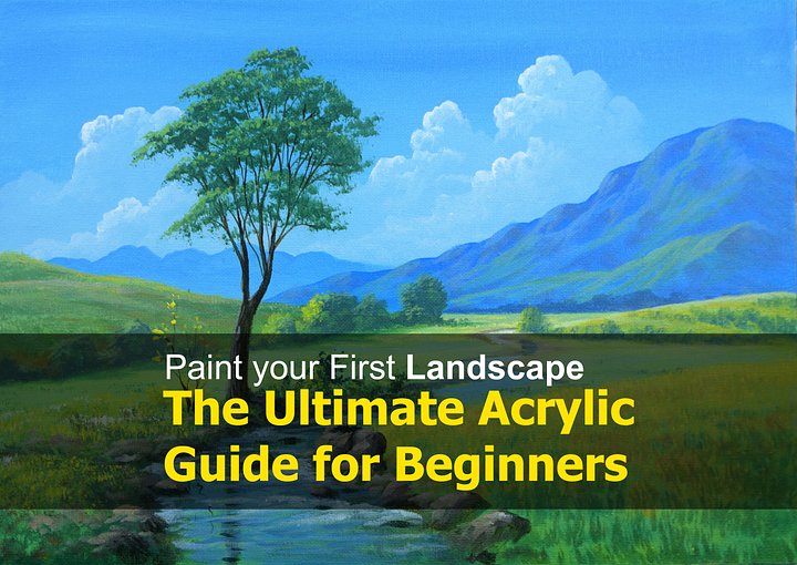 Online Course - Paint your First Landscape – The Ultimate Acrylic Guide for Beginners product image (2)