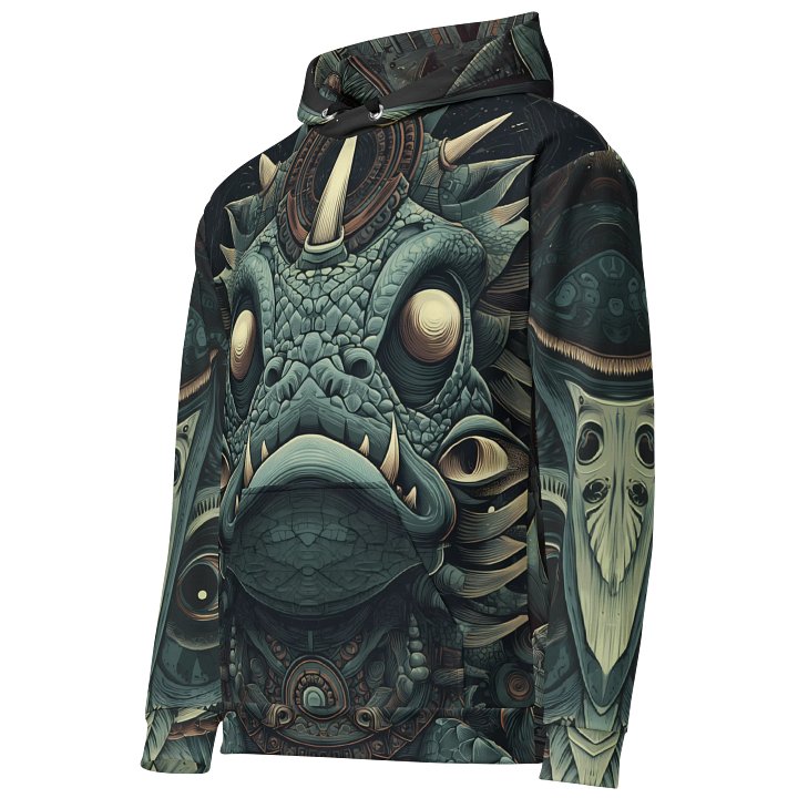 Tribal Psychedelic Reptilian Unisex Hoodie product image (2)