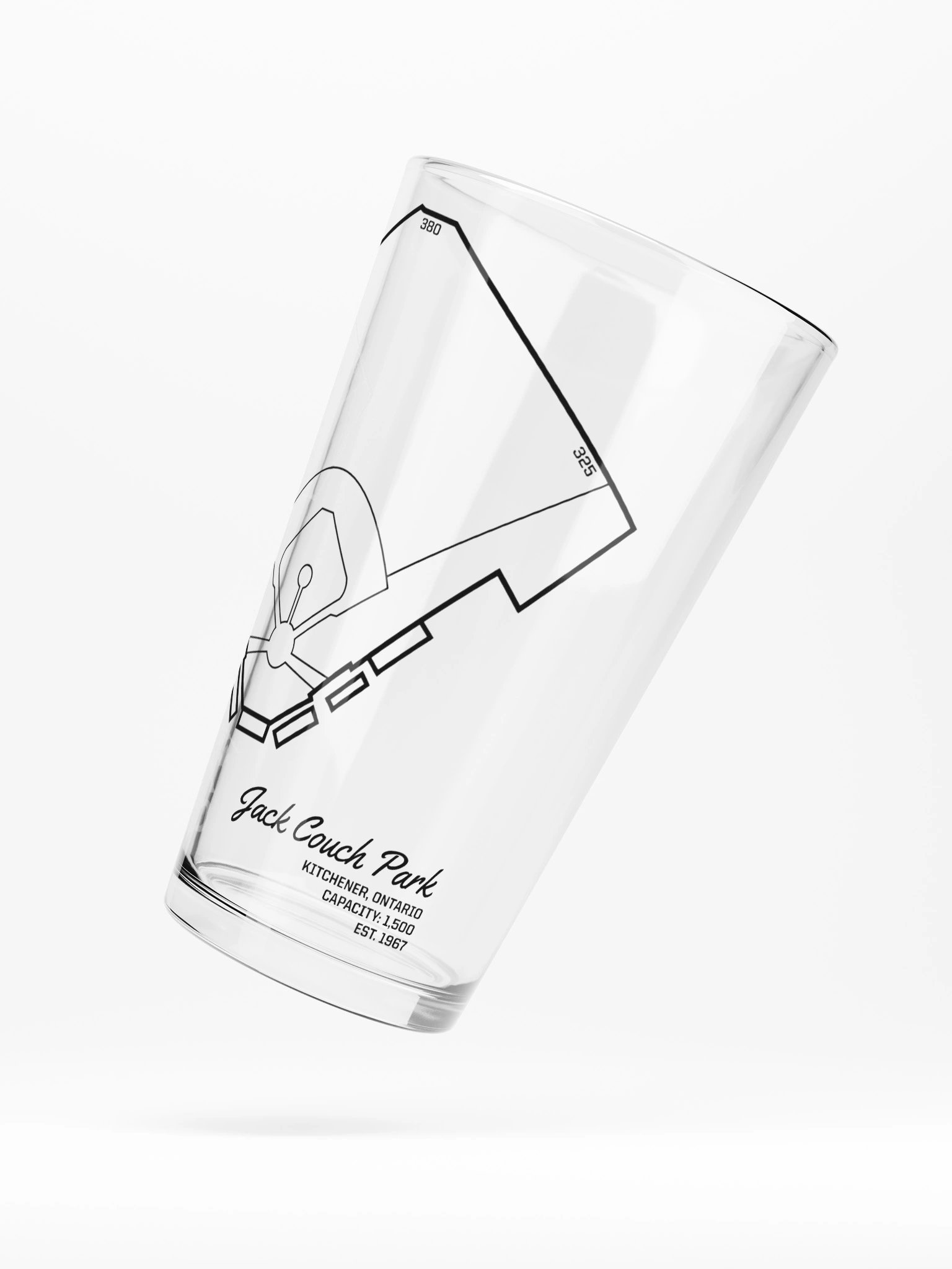 Kitchener Ballpark Pint Glass product image (5)