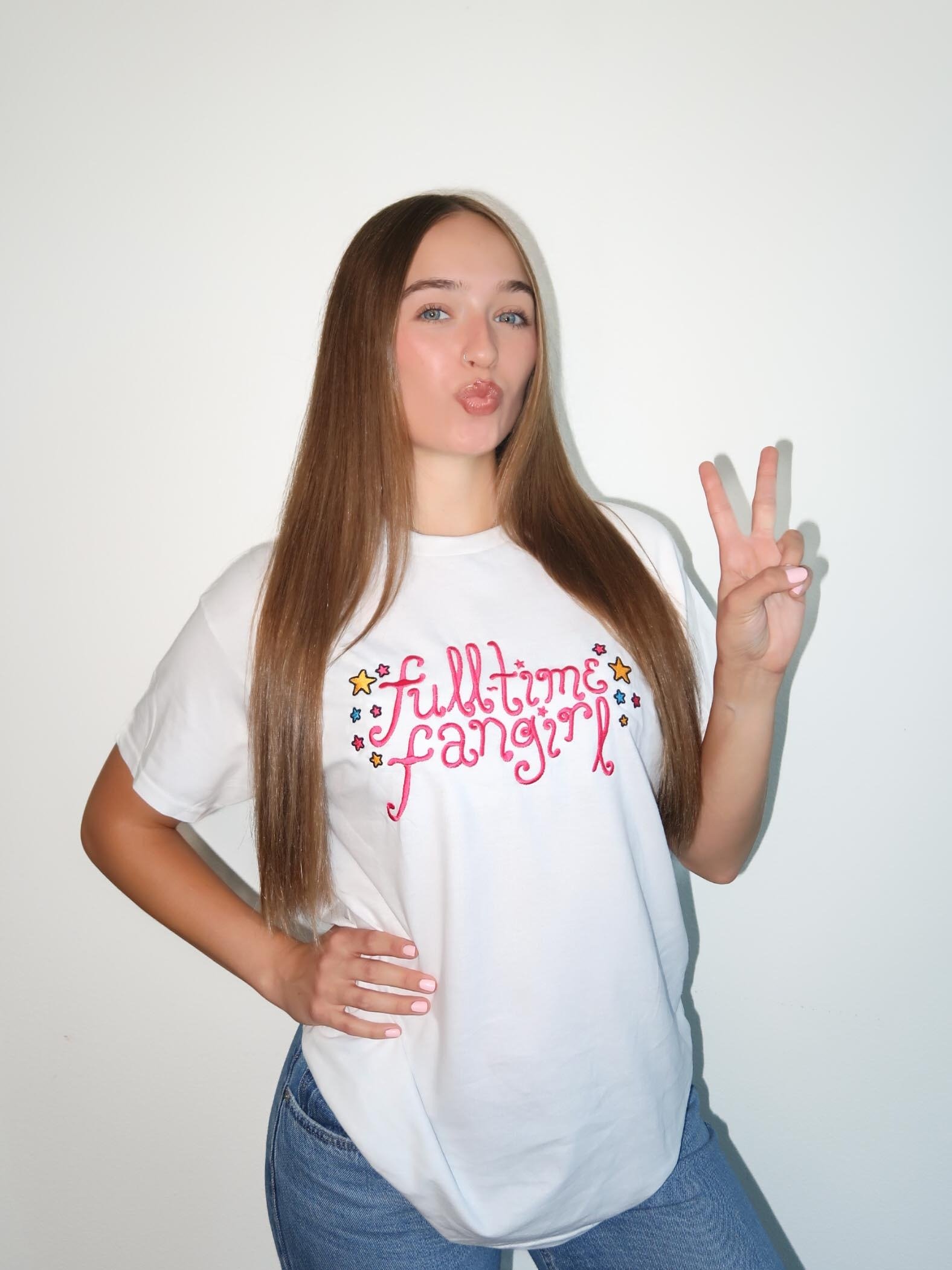Embroidered Fangirl Tee product image (3)