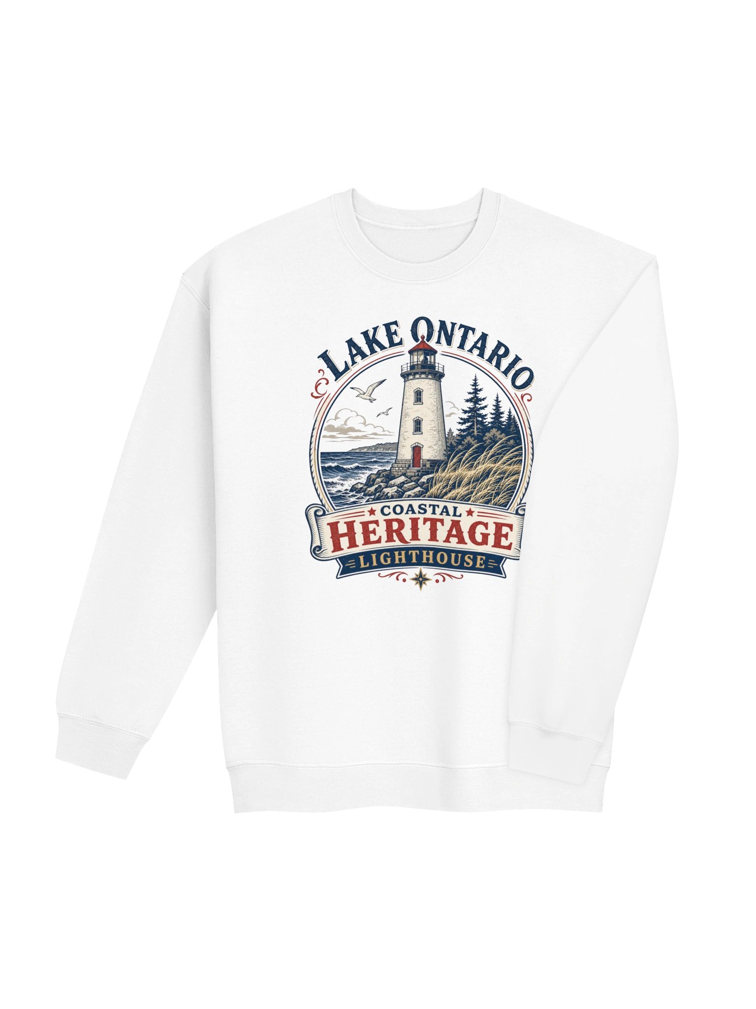 Lake Ontario Coastal Heritage Crewneck Sweatshirt product image (12)