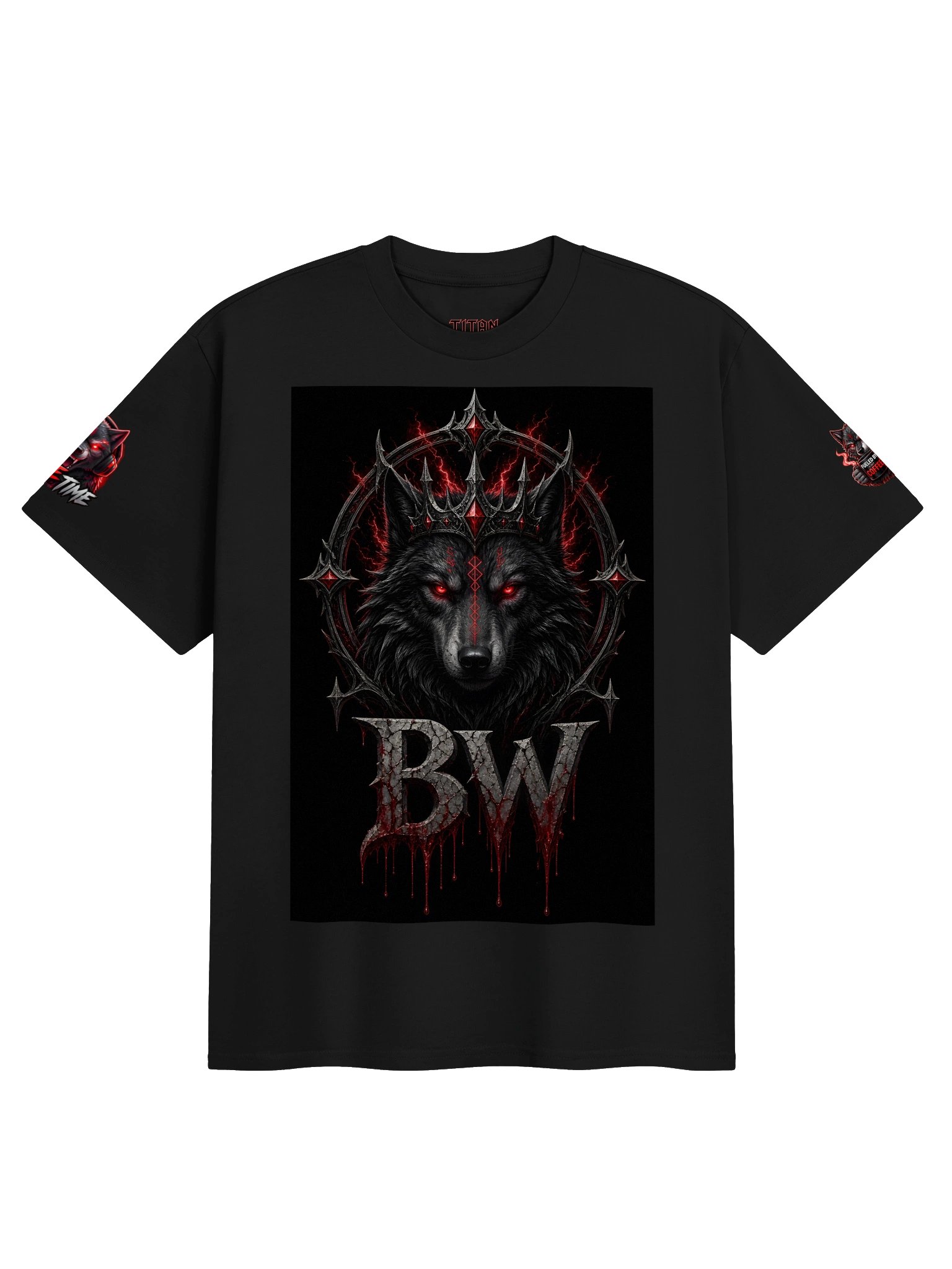 Red Eclipse Wolf Tee product image (2)