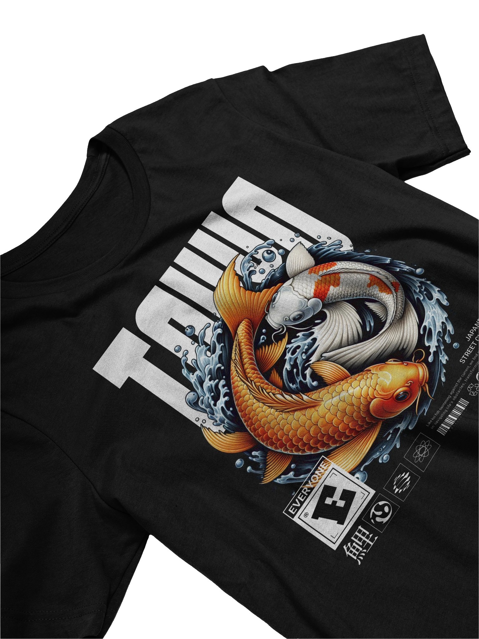 Koi Fish Graphic T-Shirt: A Fusion of Art and Tokyo Style product image (3)