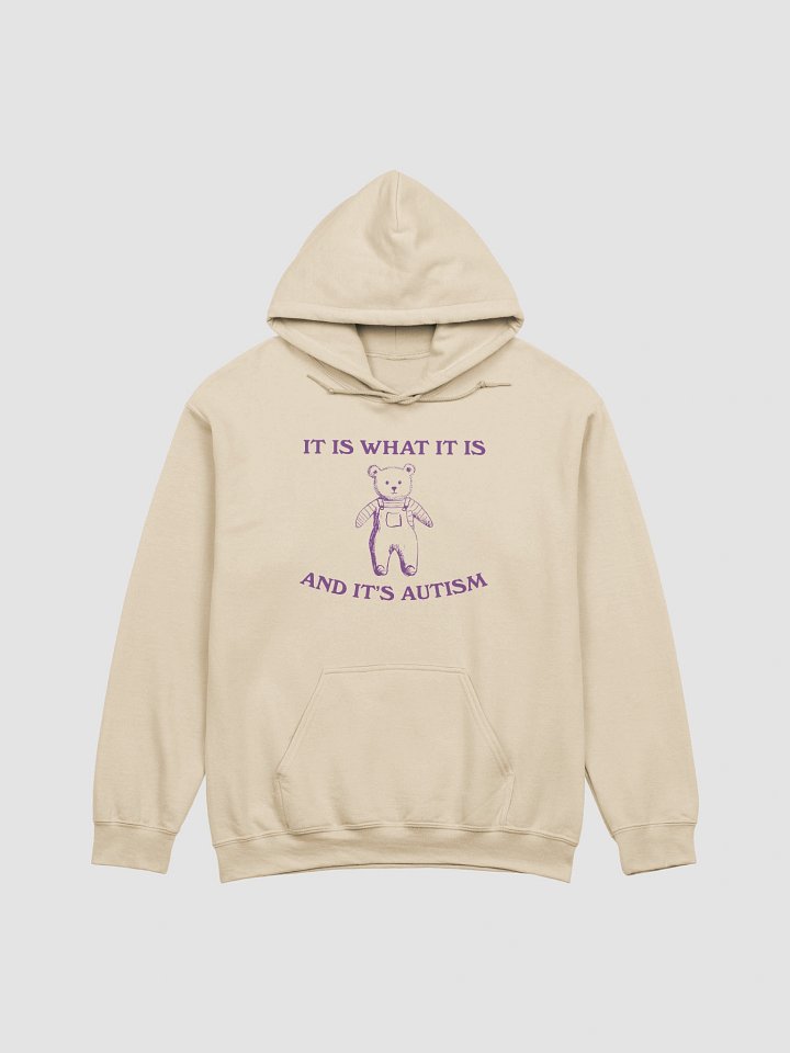 It is what it is and its autism Hoodie product image (1)
