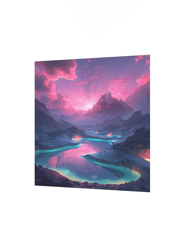 Dreamy Castle Sunset Poster product image (7)