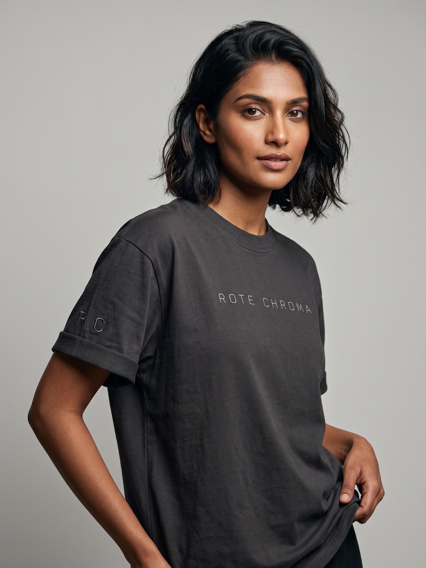 Rote Chroma Oversized Faded T‑Shirt ( RC‑002) product image (12)
