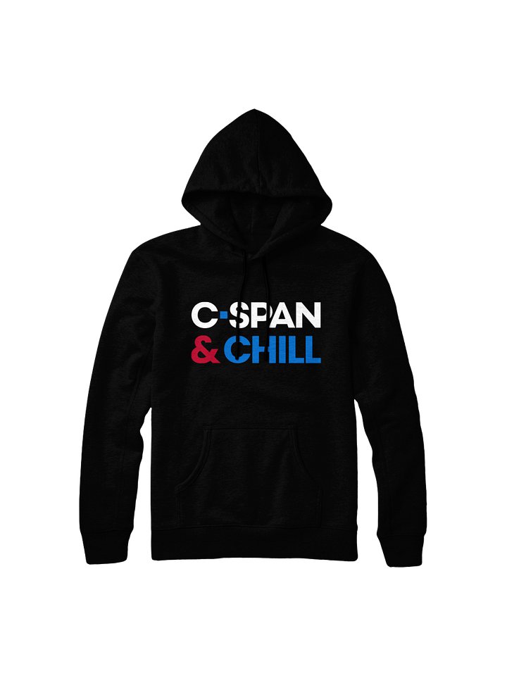 C-SPAN & Chill Black Hoodie product image (1)