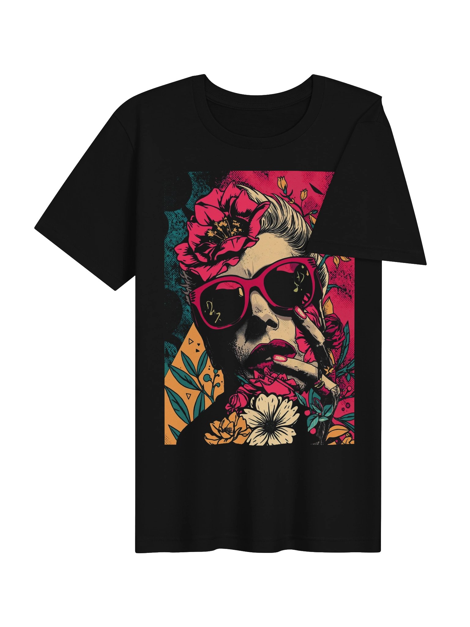 Cat‑Eye Blossom Supersoft Tee product image (7)
