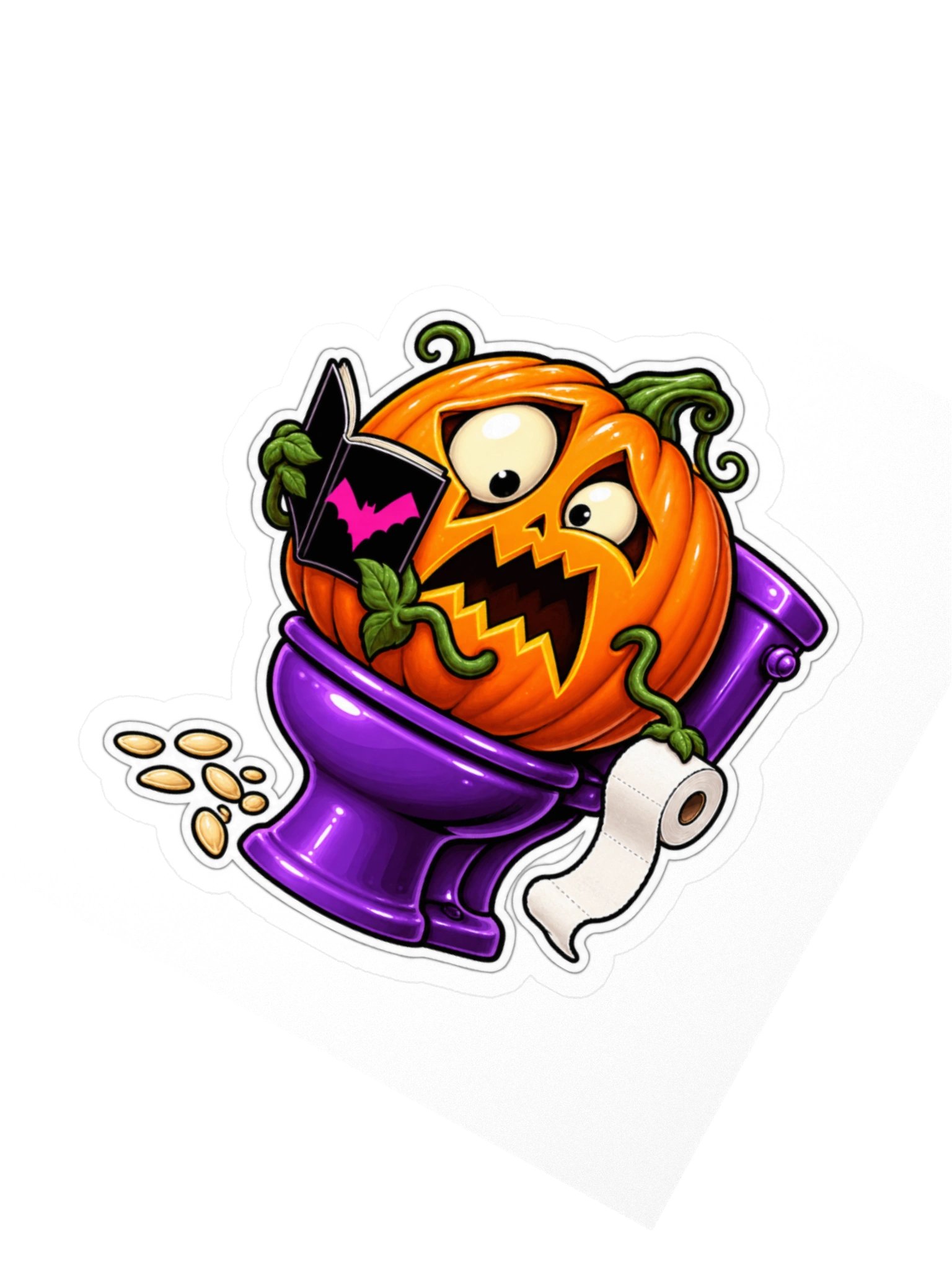 Poopy Pumpkin Sticker product image (5)