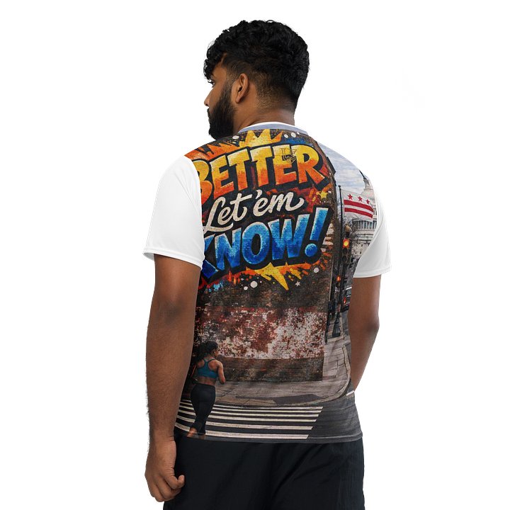 Lafate Store Designer Shirt White - Let'em Know - DC product image (1)