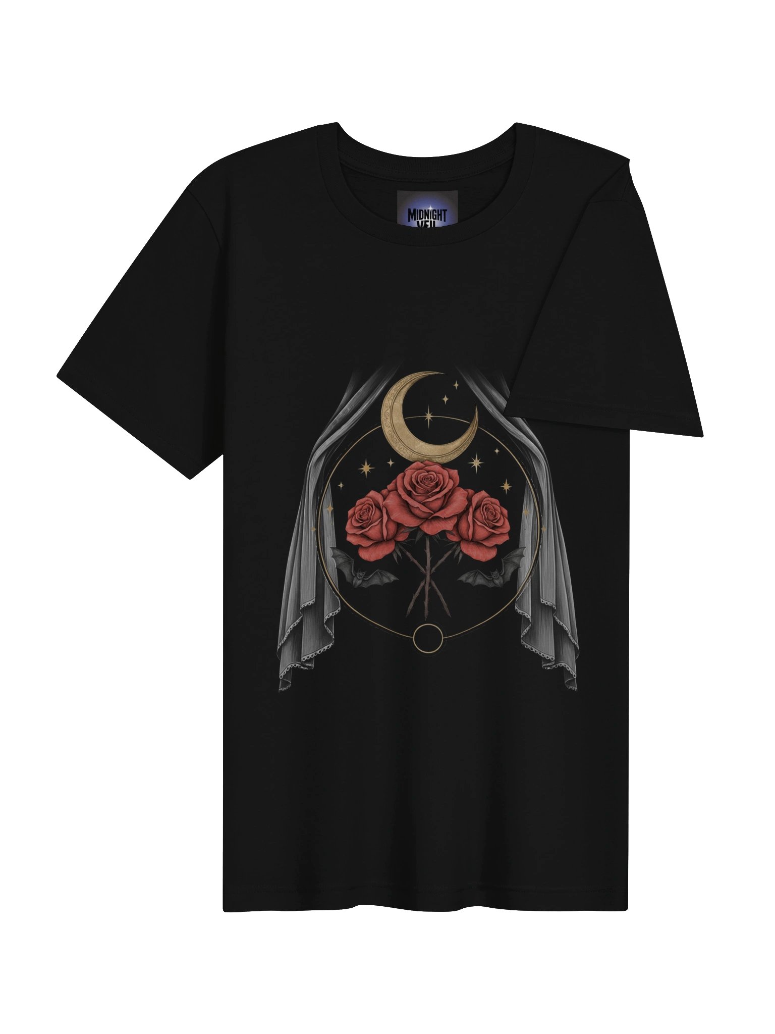 Midnight Veil Veiled Roses T-Shirt product image (34)