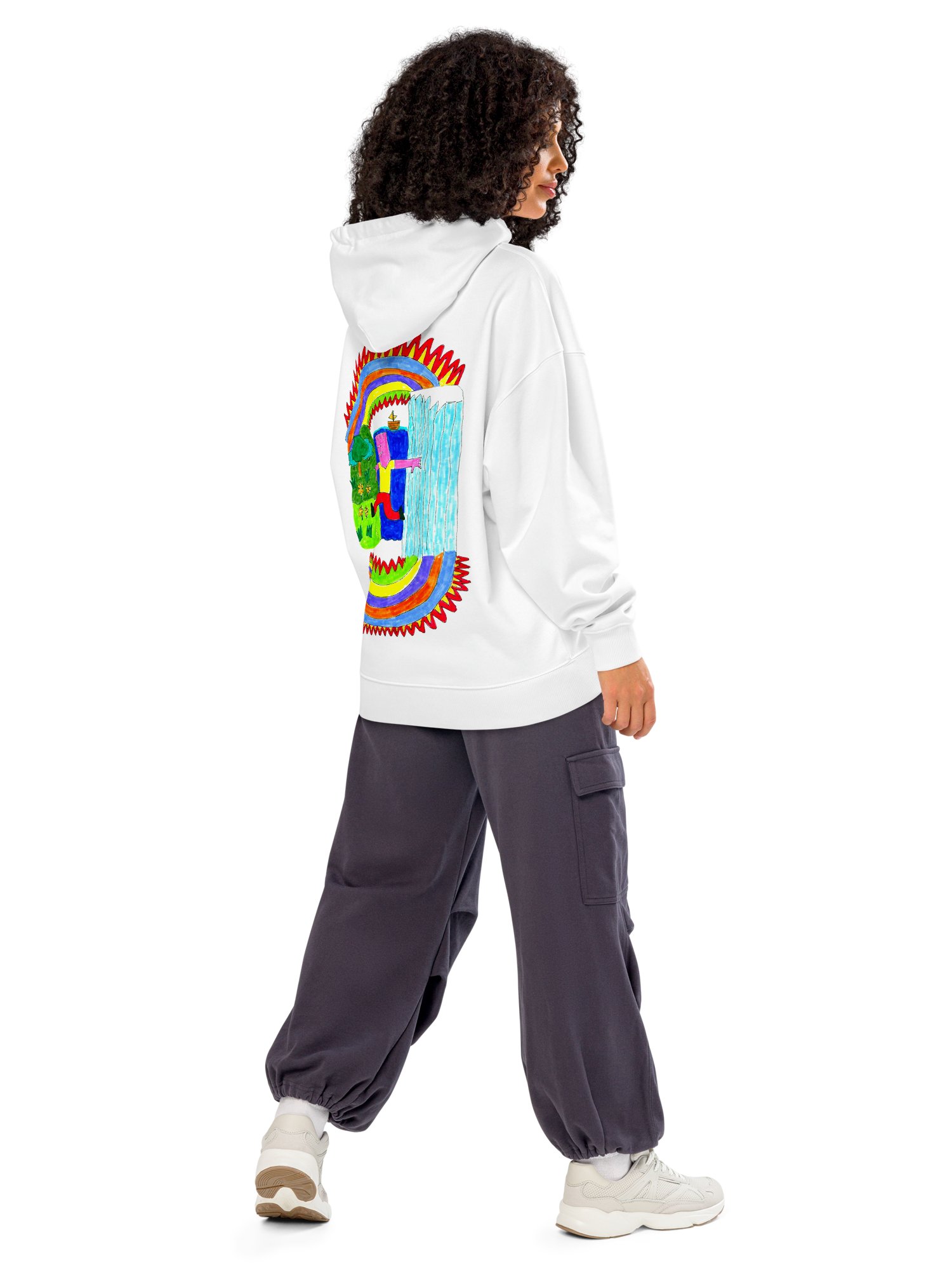 Abstract Lands Beyond Relaxed Hoodie product image (52)