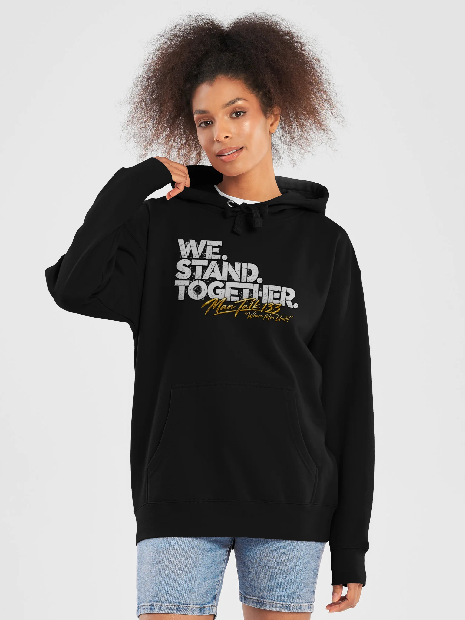 WE. STAND. TOGETHER. Sweatshirt — Brotherhood in Every Thread | Man Ta1k 133 product image (41)