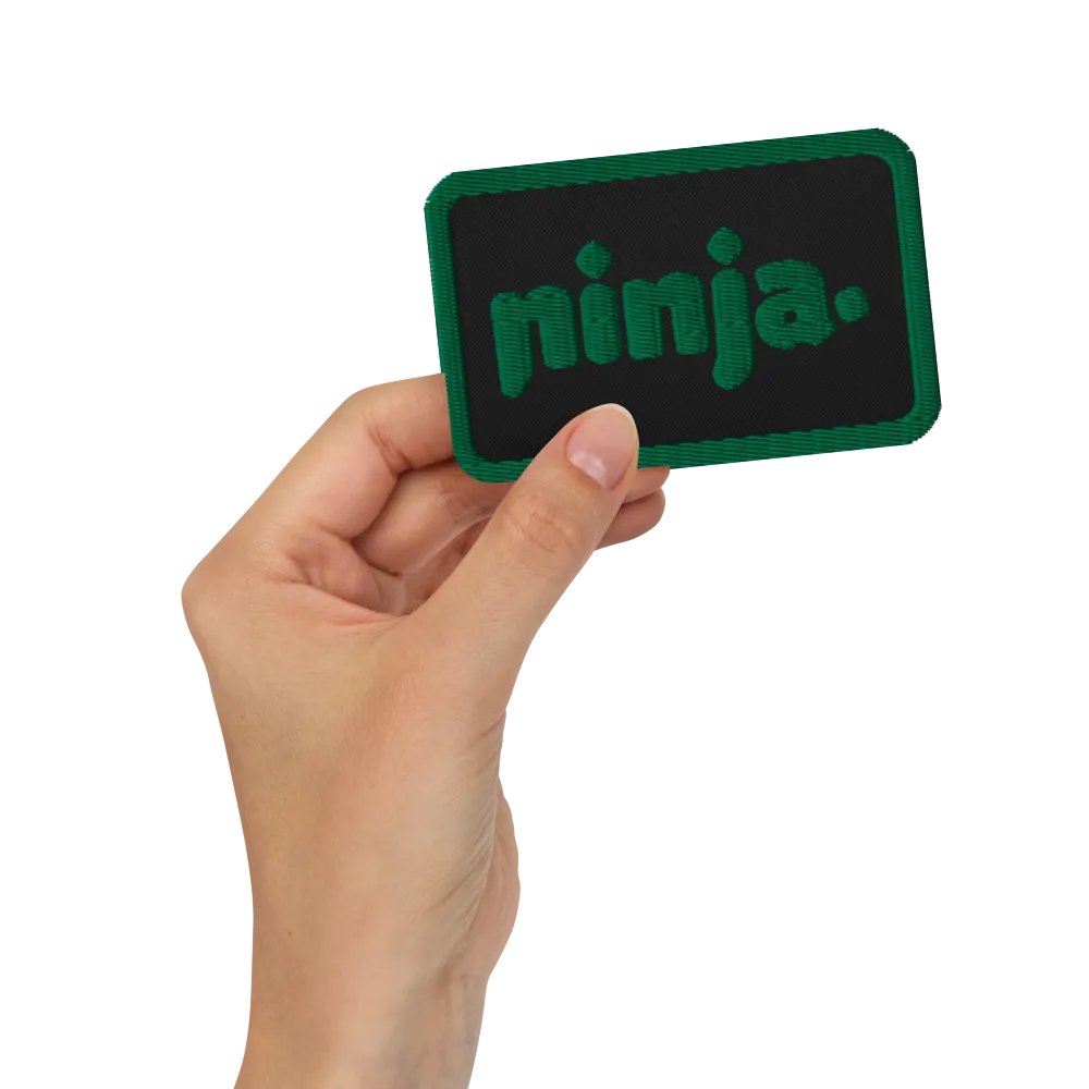 Ninja Patch: Green and Black product image (2)