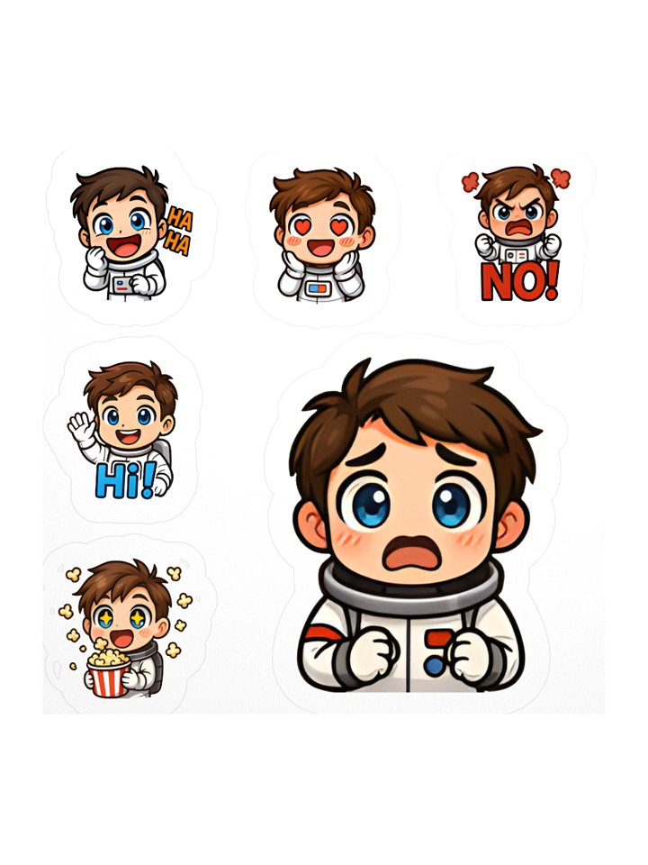 Shadow Nick Emote Sticker Sheet product image (2)