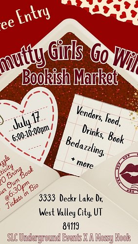 Can’t wait for my next event! See you next week😘🩶

#thesparksofsaints #slcevents #bookstagram #sapphicromance #paranormalromance