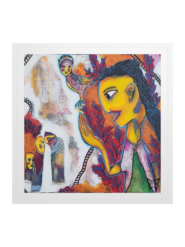 I Have Hope That Peace Will Fly Again Art Sticker product image (3)