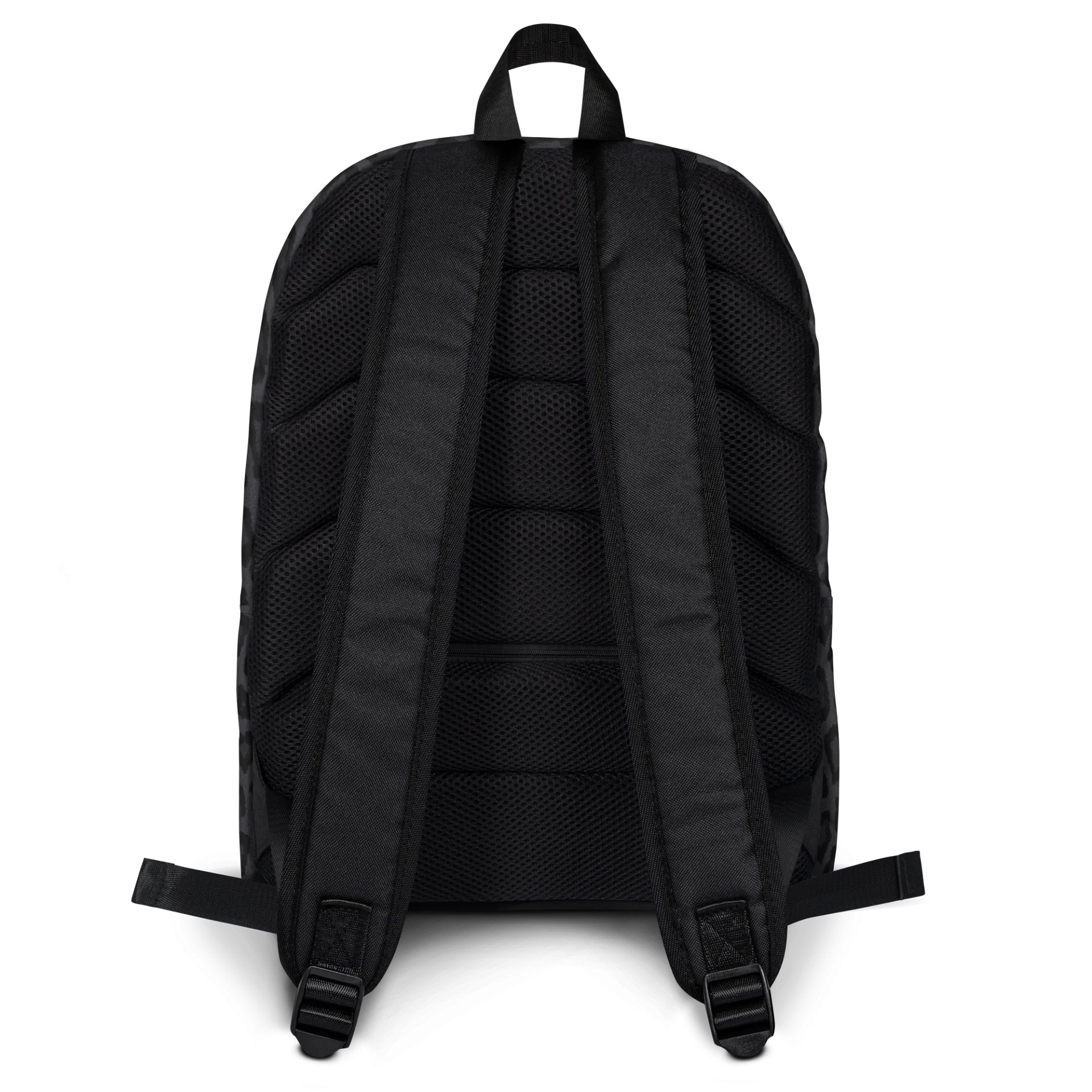 Black Leopard Print Backpack Stylish Durable Travel Bag product image (2)