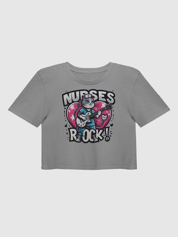 Nurse's Rock! Illustrated Crop Top product image (1)