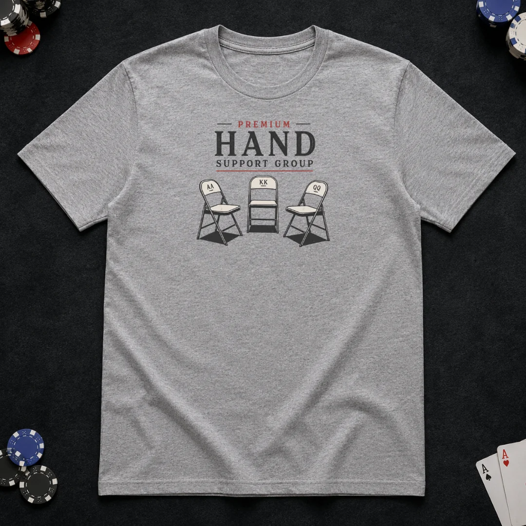 Premium Hand Support Group – Poker T-Shirt product image (1)