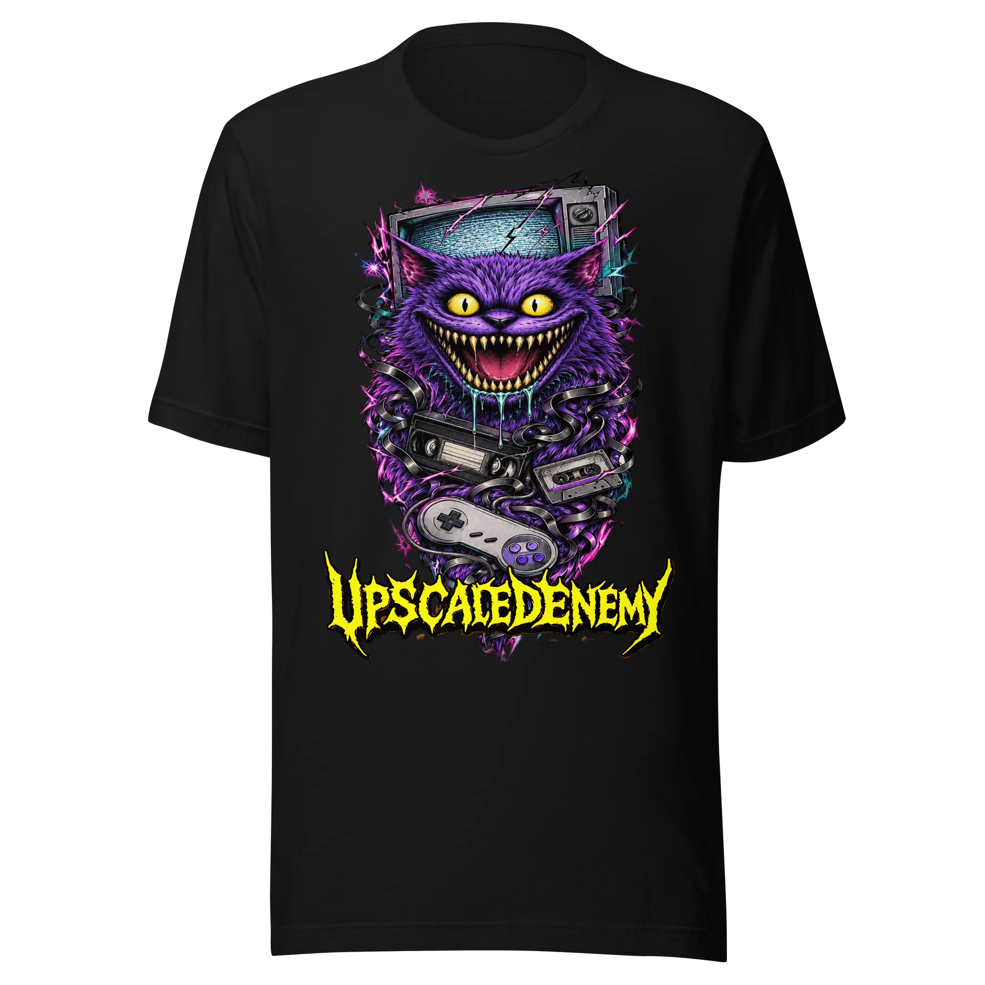 UE - Cheshy_Retro-Flash_BLK Tee product image (1)