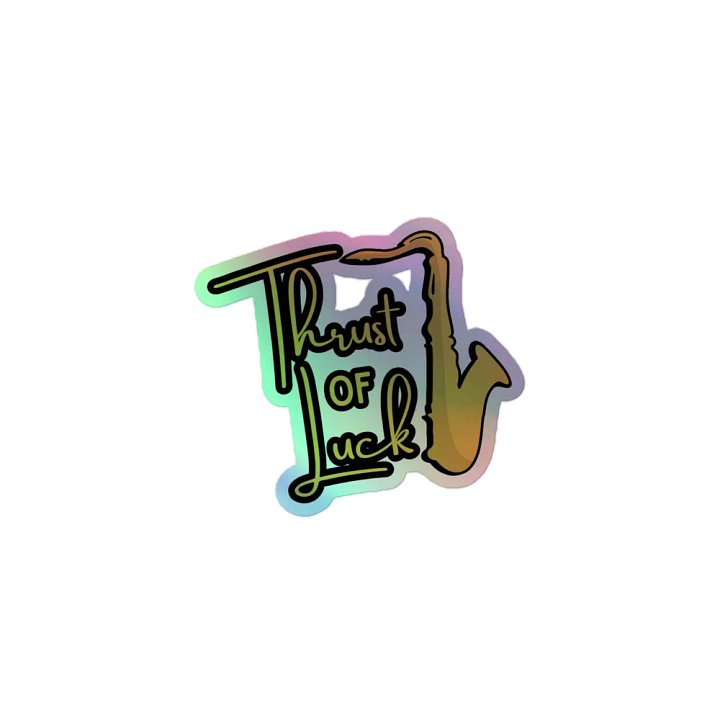Thrust of Luck Holographic Sticker product image (1)