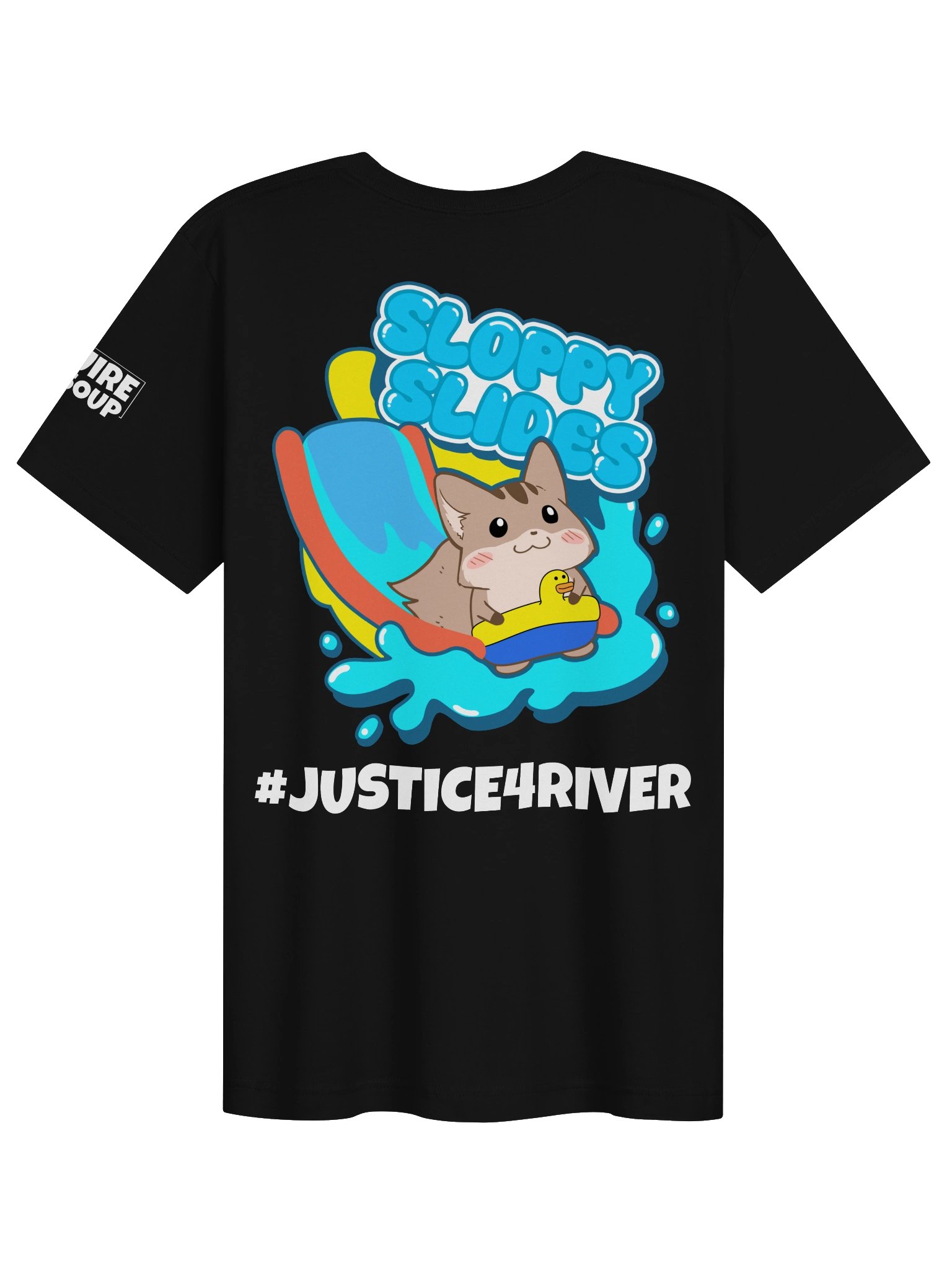 Official #Justice4River Sloppy Slides T-Shirt product image (11)