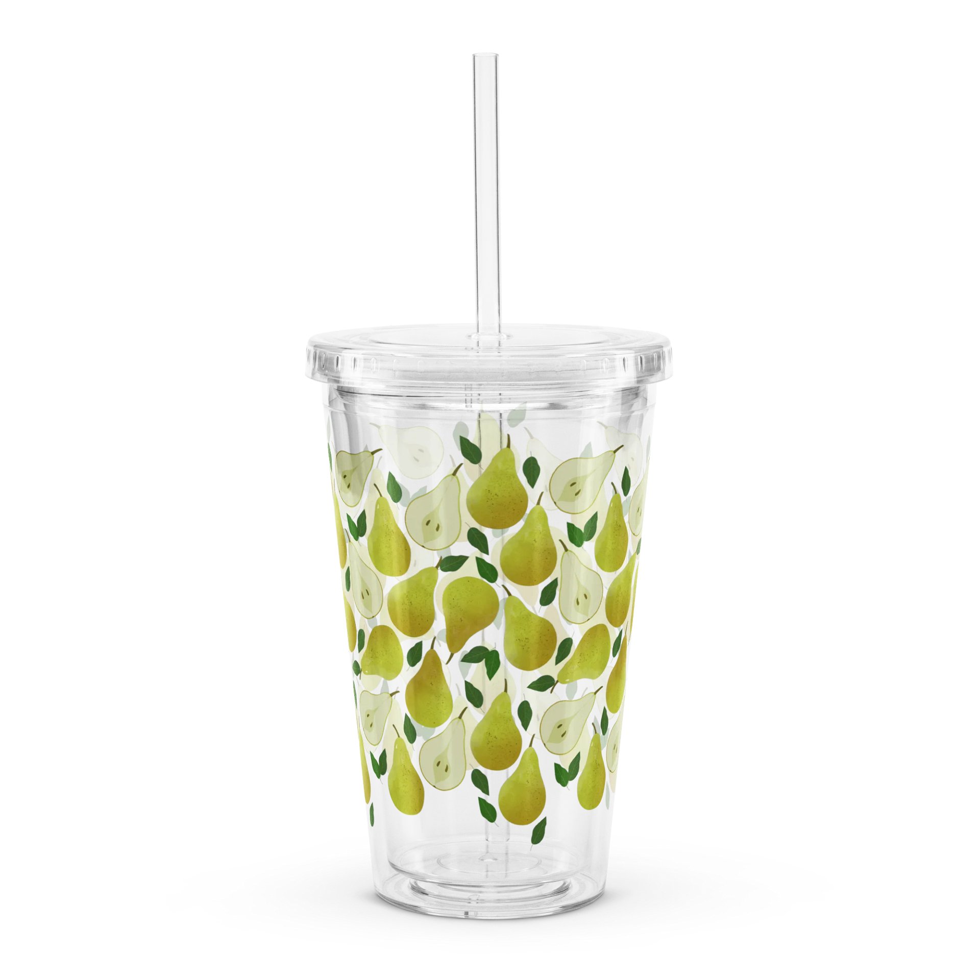 Pear Pattern 16 oz Tumbler, Green product image (5)