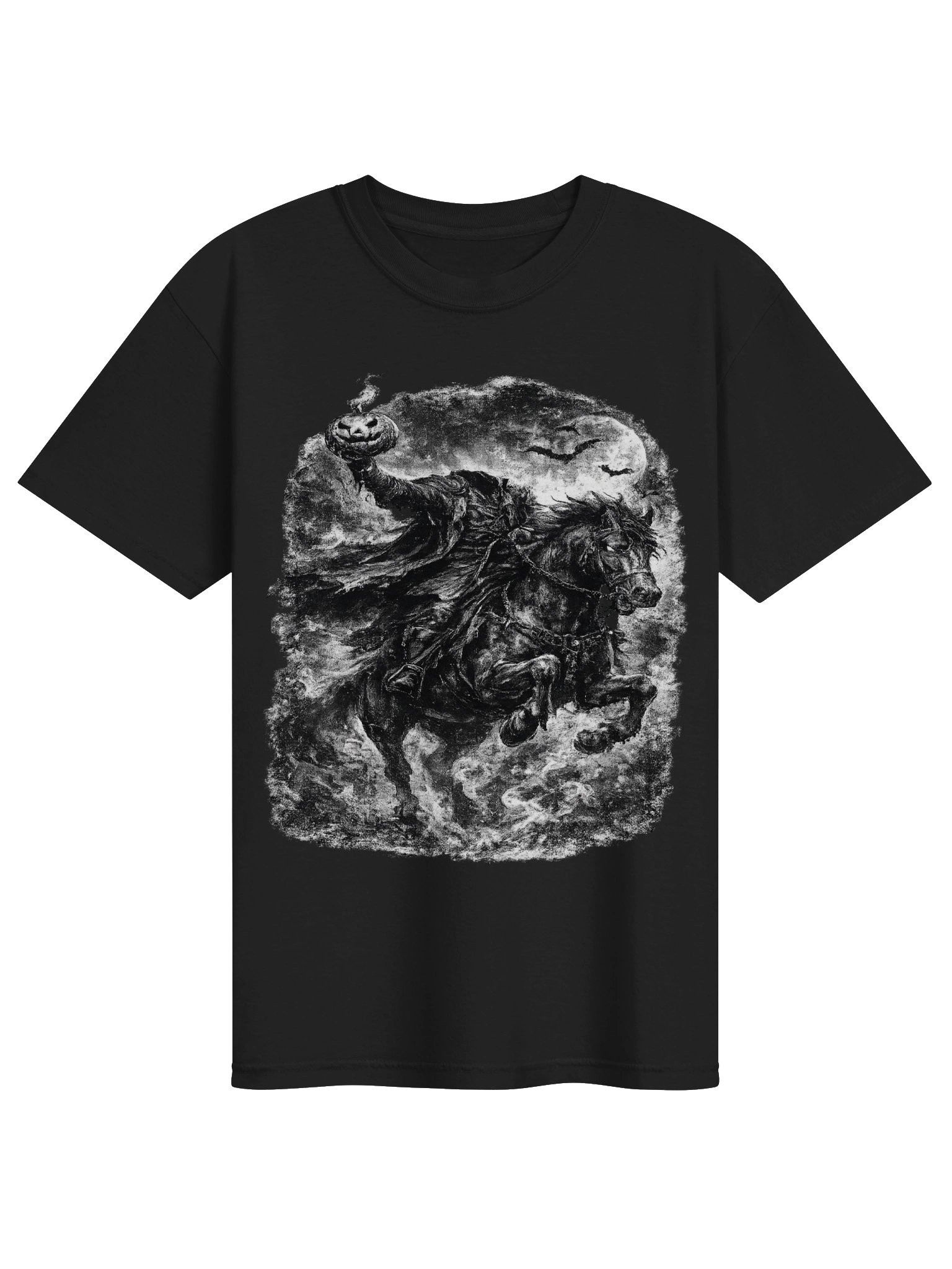Headless Horseman Graphic Tee | Vintage Halloween Gothic Shirt product image (2)