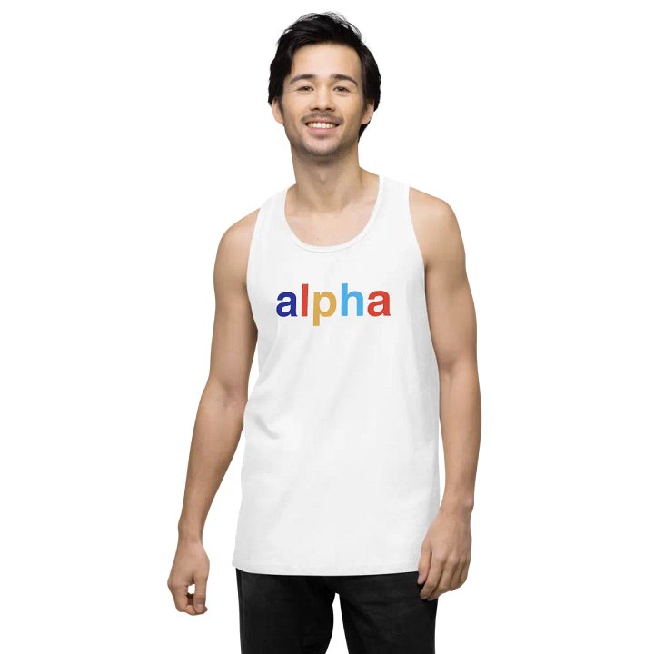 alpha skool tank top product image (2)
