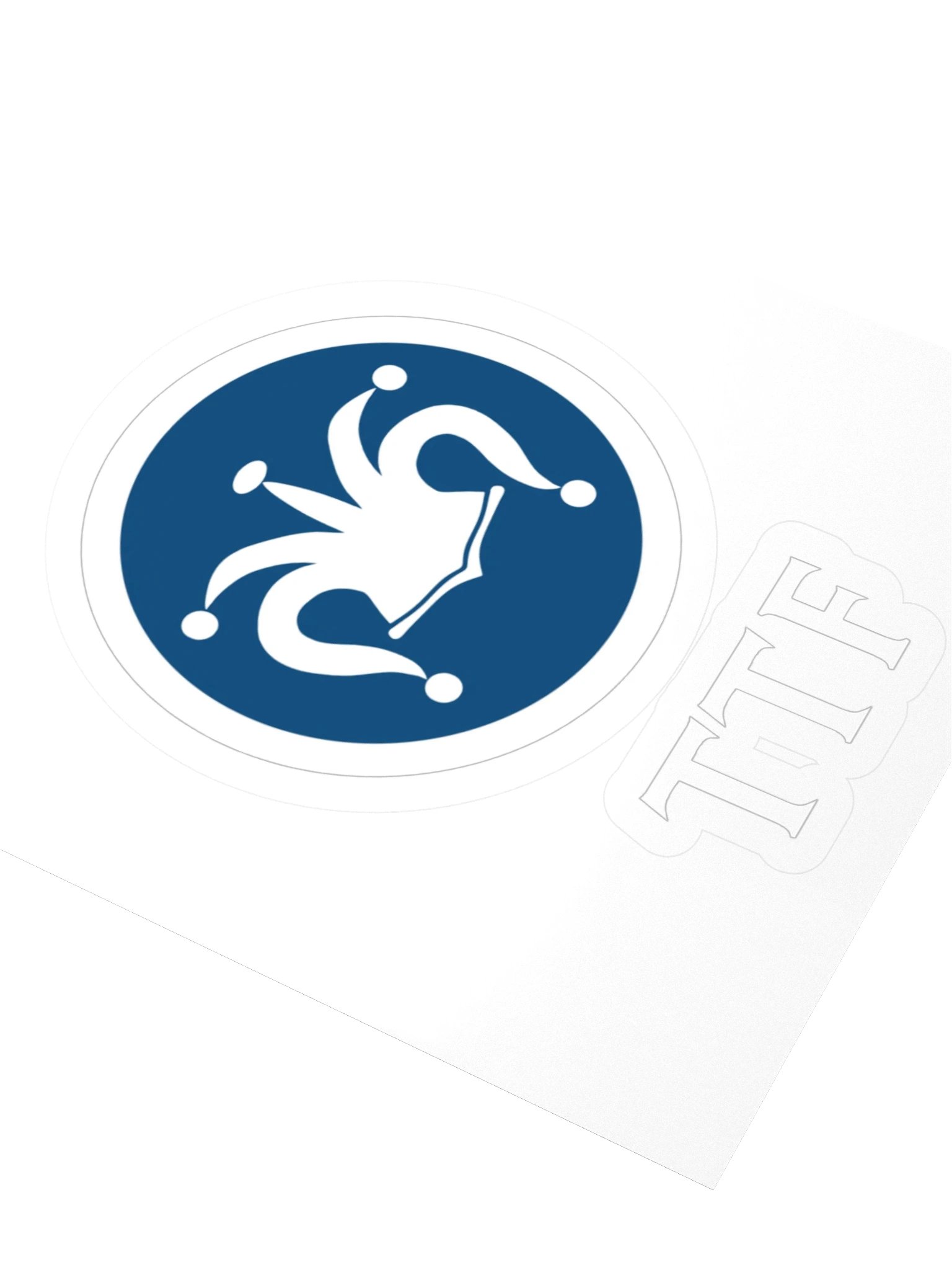 TTF White Logo Sticker product image (3)