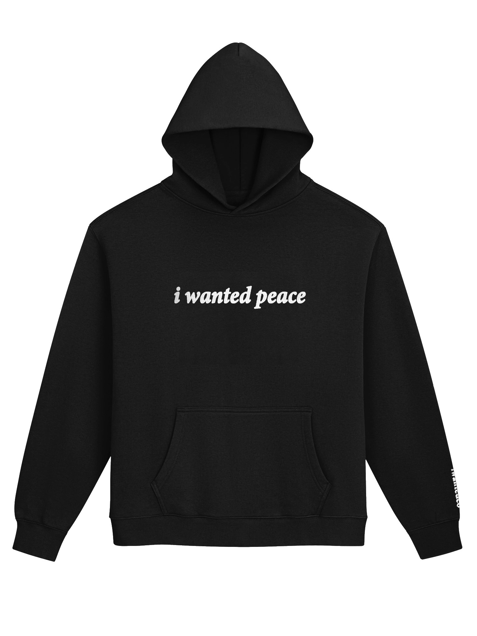 i wanted peace – Embroidered Hoodie product image (2)
