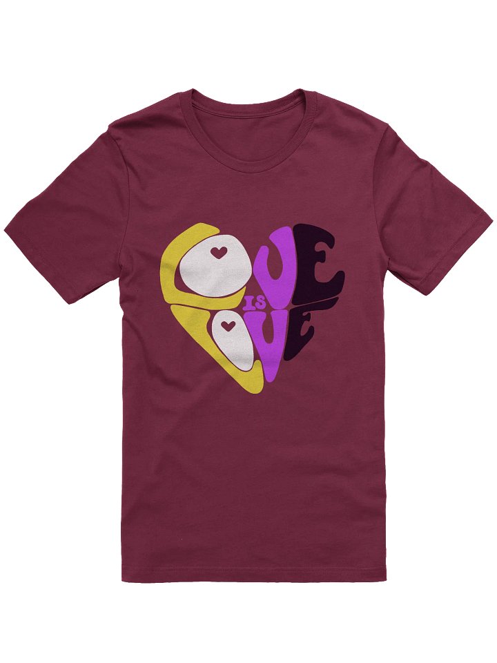 Nonbinary Love is Love big print tee product image (1)