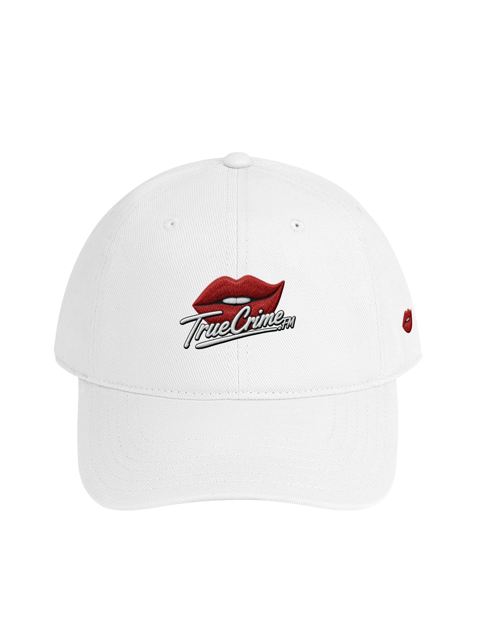 TrueCrime.FM Logo Hat with Lips on Side product image (1)