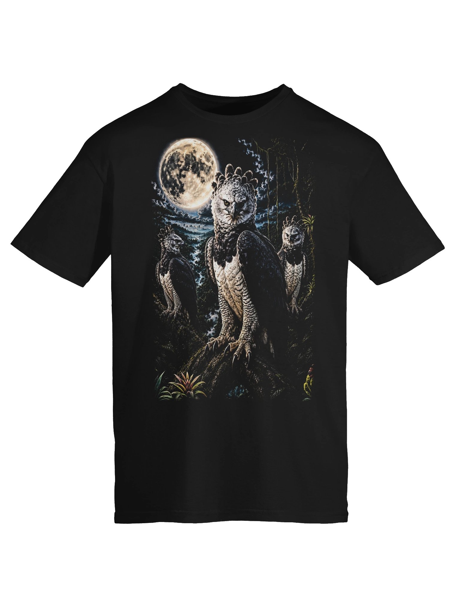 Harpy Eagle Howling Moon Tshirt | Legendary Wildlife Shirt product image (4)