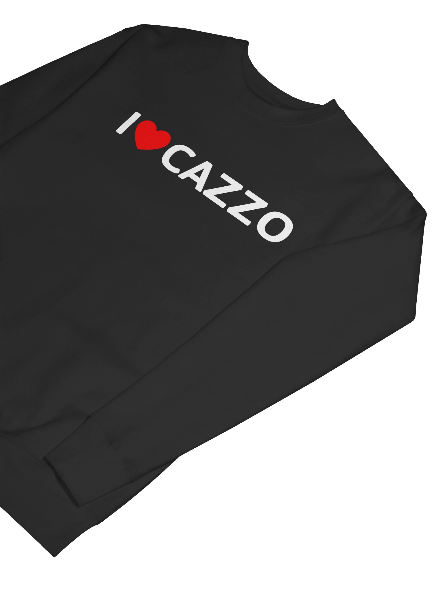 i ♥️ cazzo crewneck black product image (7)