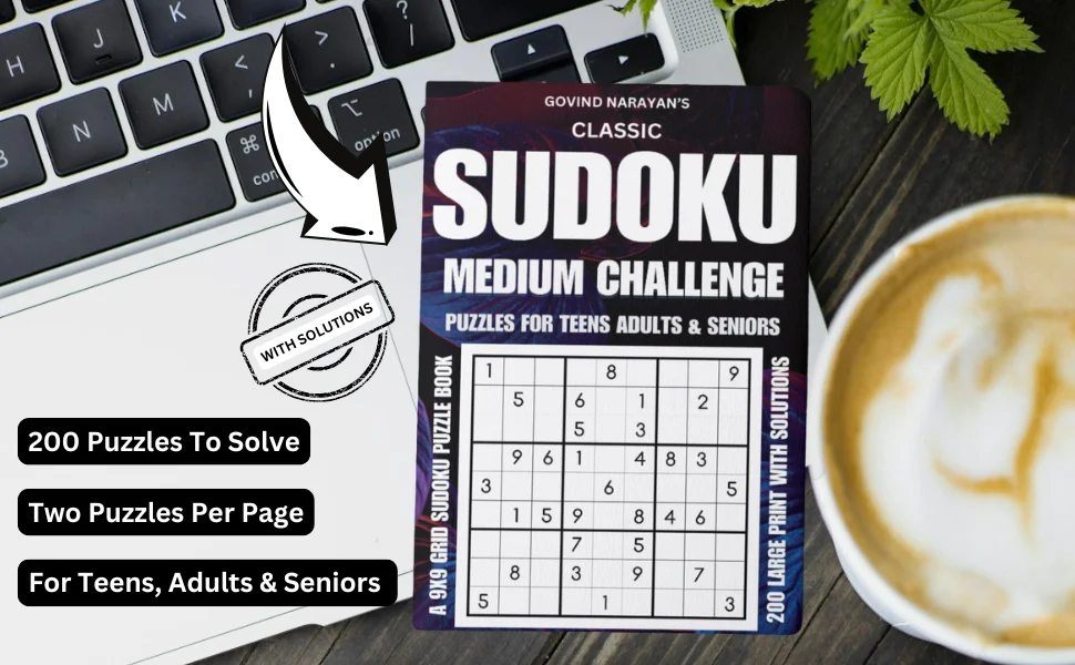 200 Classic Sudoku Medium Puzzle | Ebook | Printable product image (3)