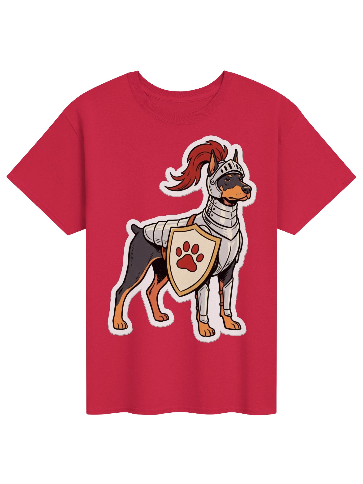 Knight Doberman Tee product image (1)
