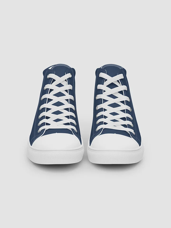 Women’s high top canvas shoes - Dark Blue product image (2)